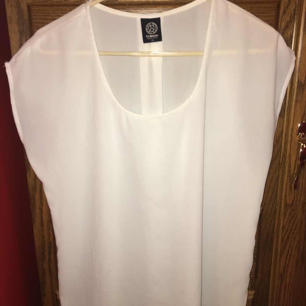 Semi sleeveless chiffon blouse